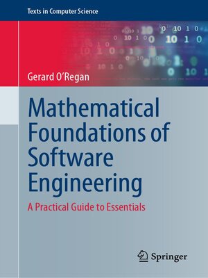 cover image of Mathematical Foundations of Software Engineering